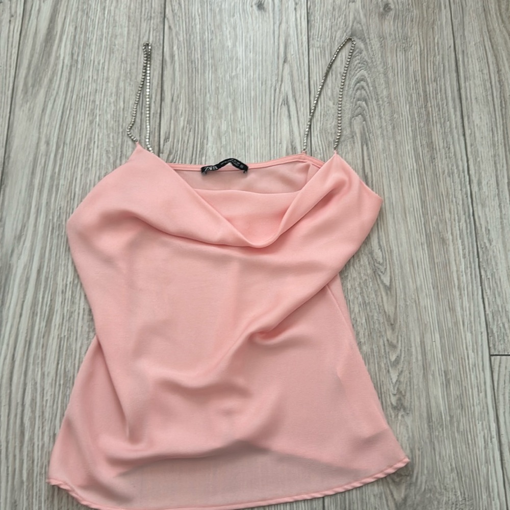 Zara pink top